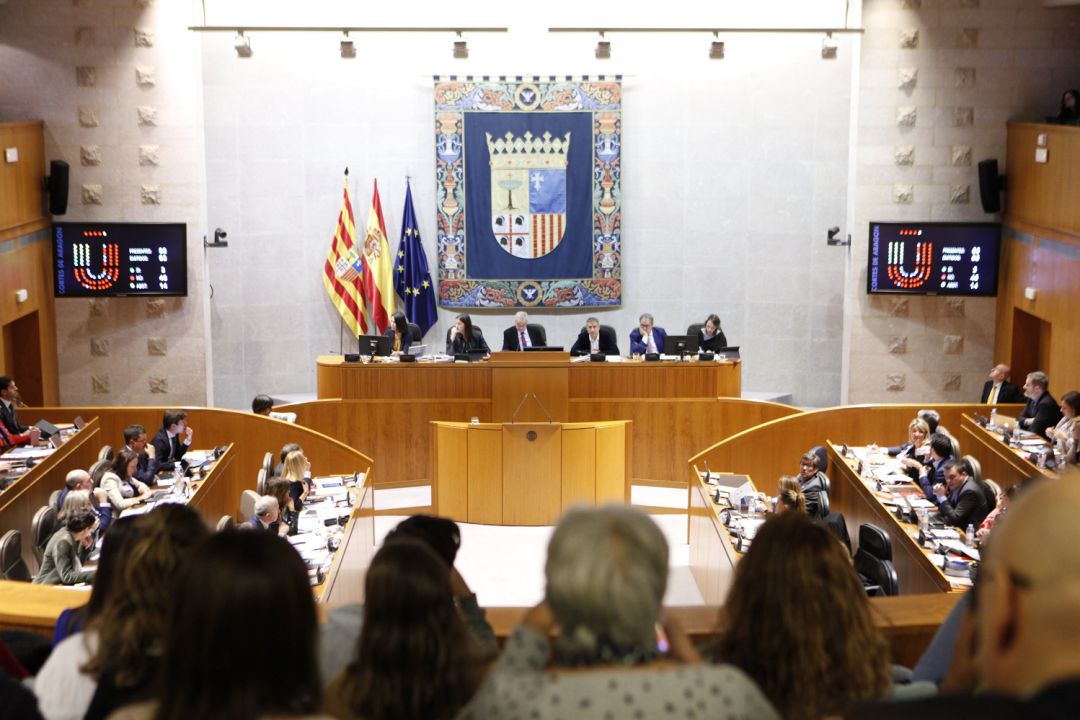 Votación en las Cortes de Aragón Votación en las Cortes de Aragón
