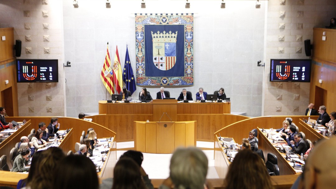 Vox se queda solo pidiendo la derogación de la Ley de Memoria Democrática de Aragón