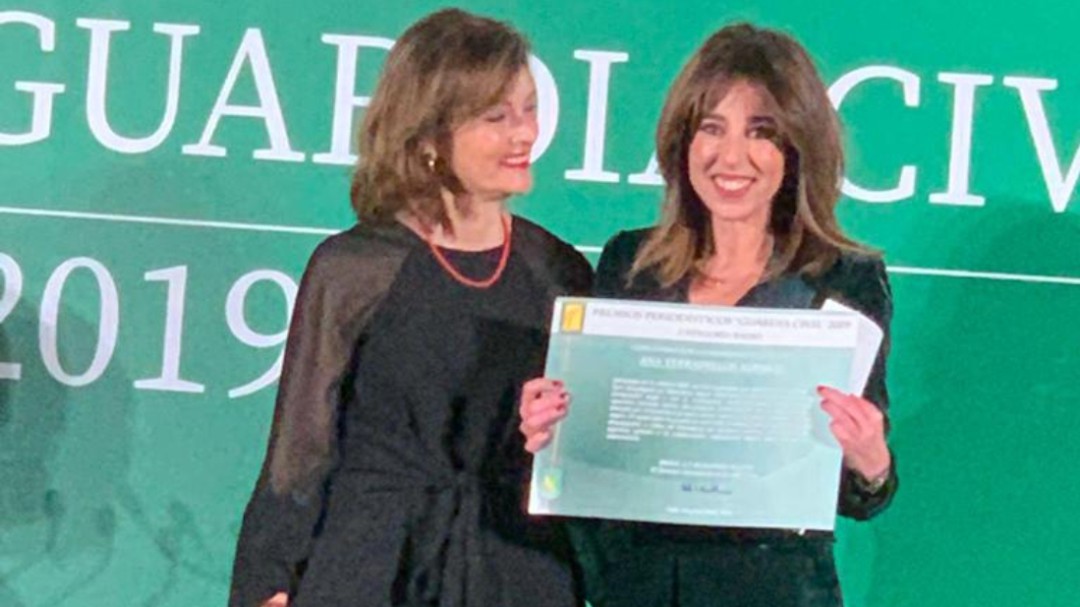 La Guardia Civil reconoce el trabajo de Ana Terradillos