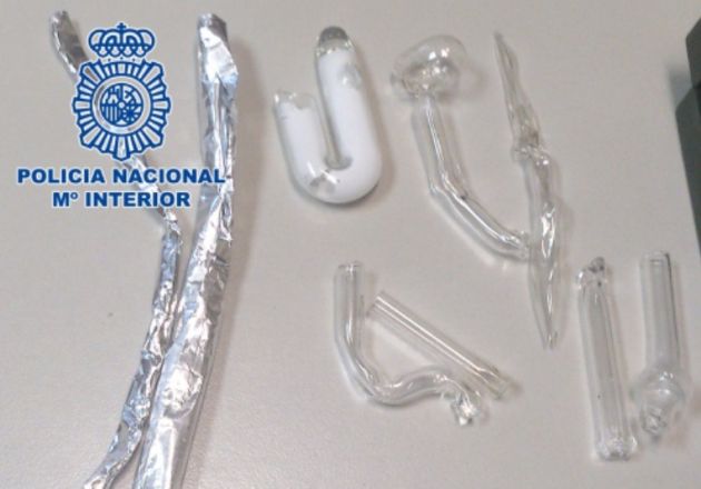 Objetos incautados durante la operación Objetos incautados durante la operación