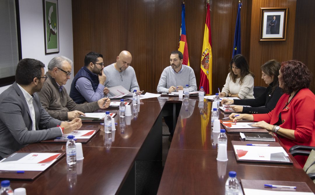 Reunión en la Diputación de Castellón Reunión en la Diputación de Castellón