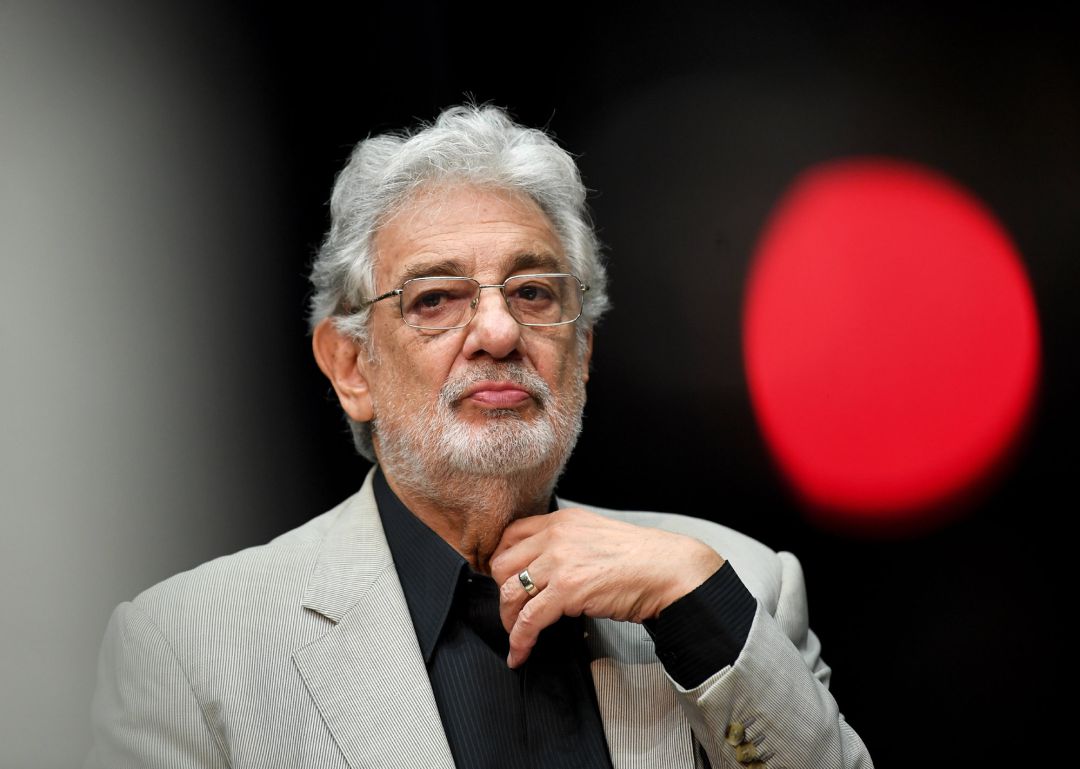 El cantante Plácido Domingo El cantante Plácido Domingo