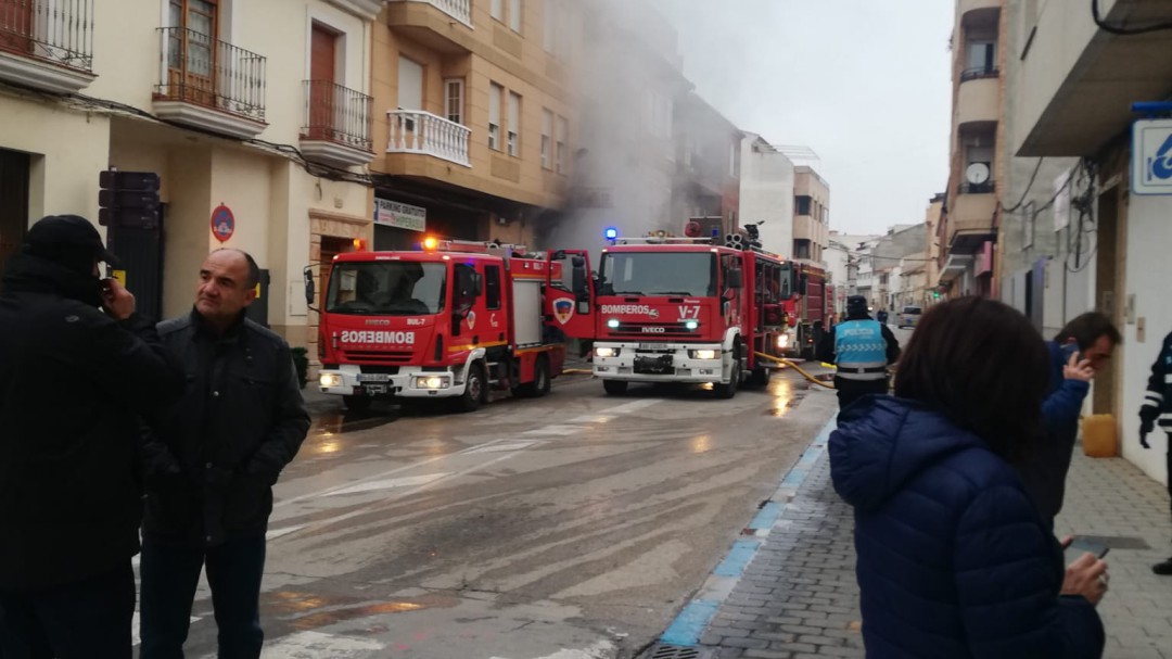 Un incendio obliga al desalojo de 40 personas en Villarrobledo (Albacete)