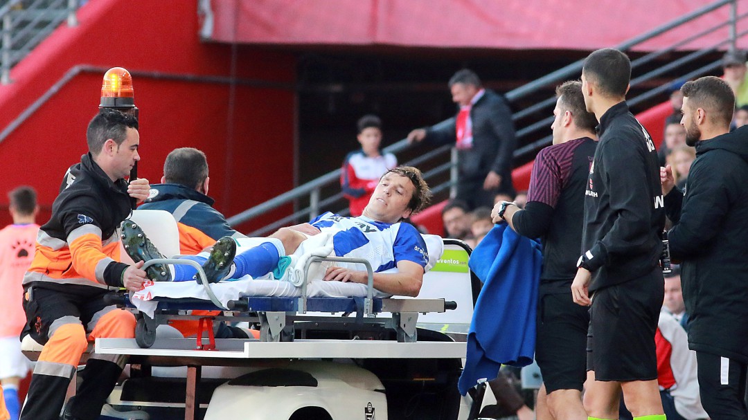 Tomás Pina sufre una fractura de peroné en su pierna izquierda a falta de confirmación oficial