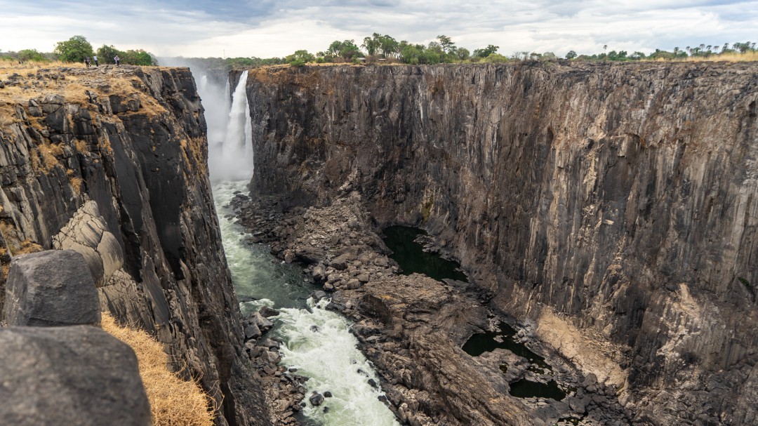 Las cataratas Victoria sufren su peor sequía en 25 años