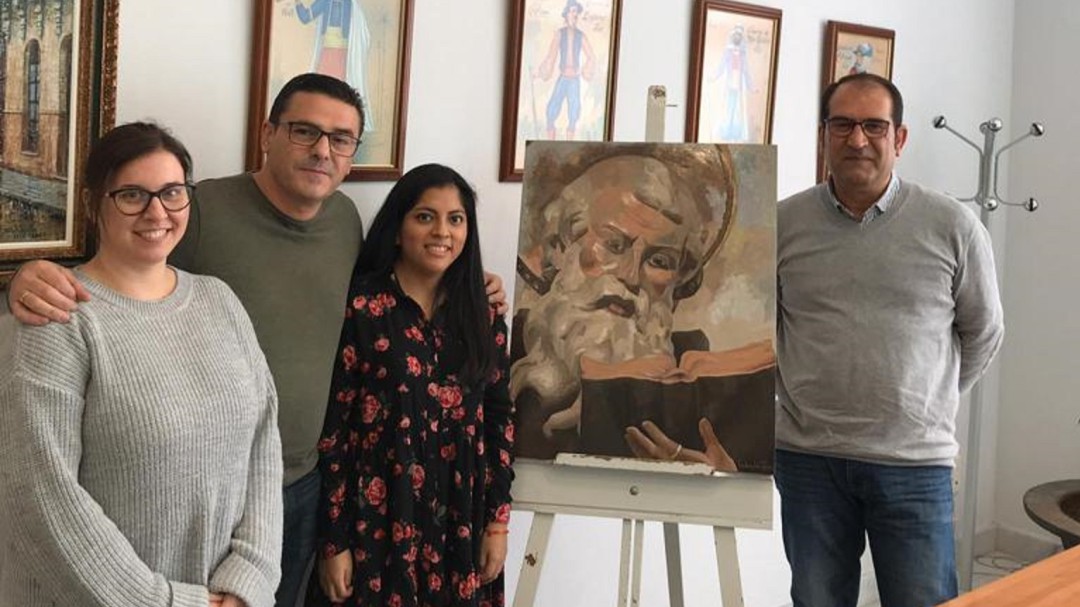 Elda ya tiene, un año más, cuadro de San Antón