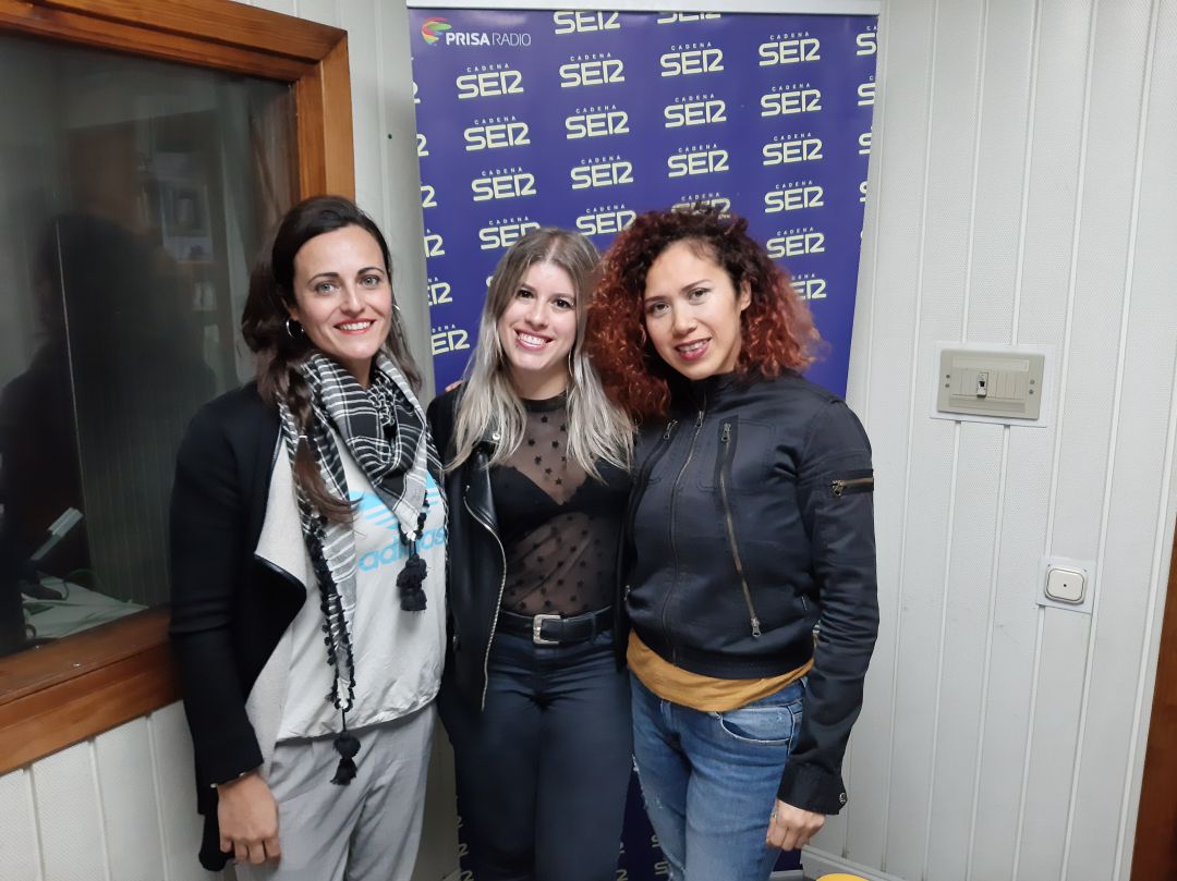 Lucía Martínez, Chus Belinchón y Xochitl Espinoza Lucía Martínez, Chus Belinchón y Xochitl Espinoza