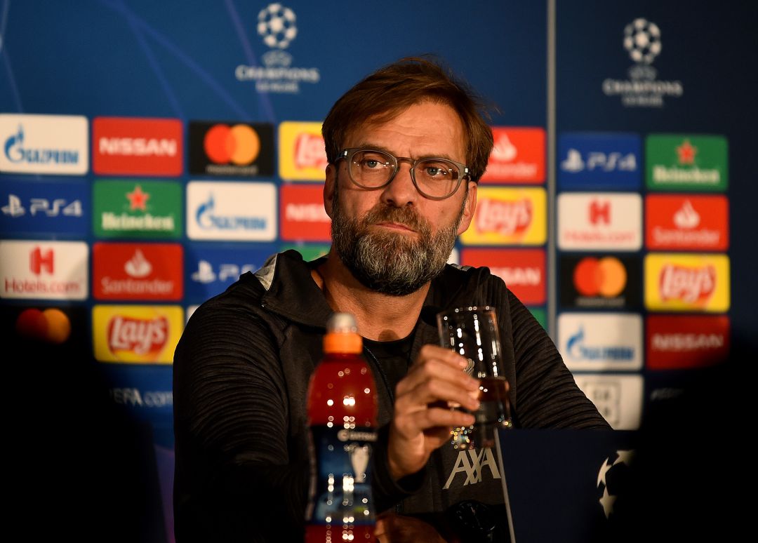 Jürgen Klopp, en la rueda de prensa previo al Red Bull Salzburg-Liverpool Jürgen Klopp, en la rueda de prensa previo al Red Bull Salzburg-Liverpool