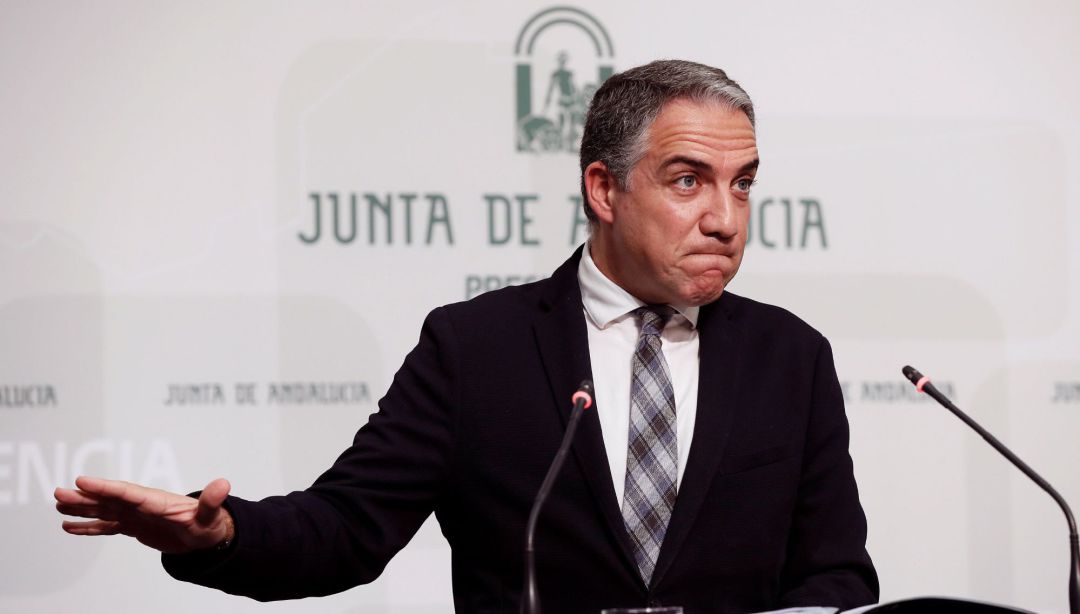 El consejero andaluz de Presidencia, Elías Bendodo El consejero andaluz de Presidencia, Elías Bendodo