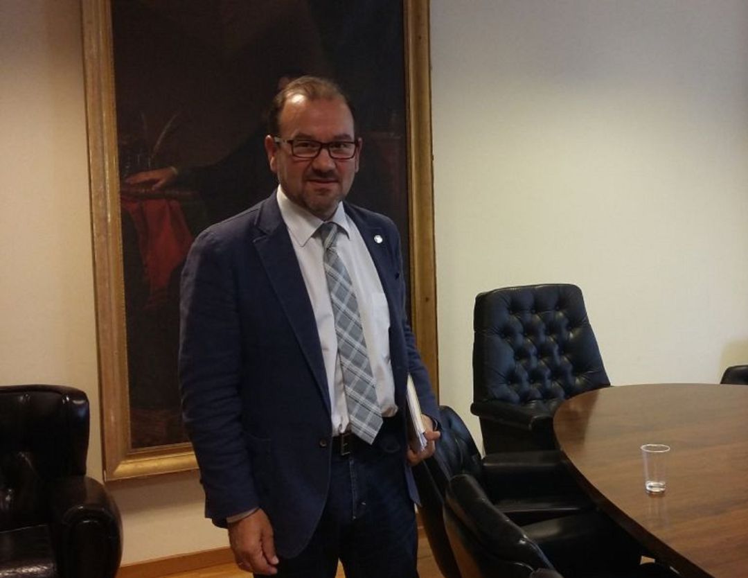 El rector de la USC, Antonio López El rector de la USC, Antonio López