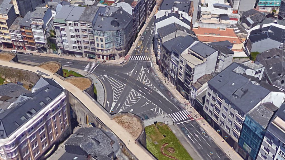 Un Lugo más peatonal
