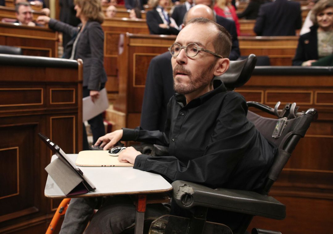 El secretario de Acción de Gobierno, Acción Institucional y Programa de Podemos, Pablo Echenique. El secretario de Acción de Gobierno, Acción Institucional y Programa de Podemos, Pablo Echenique.