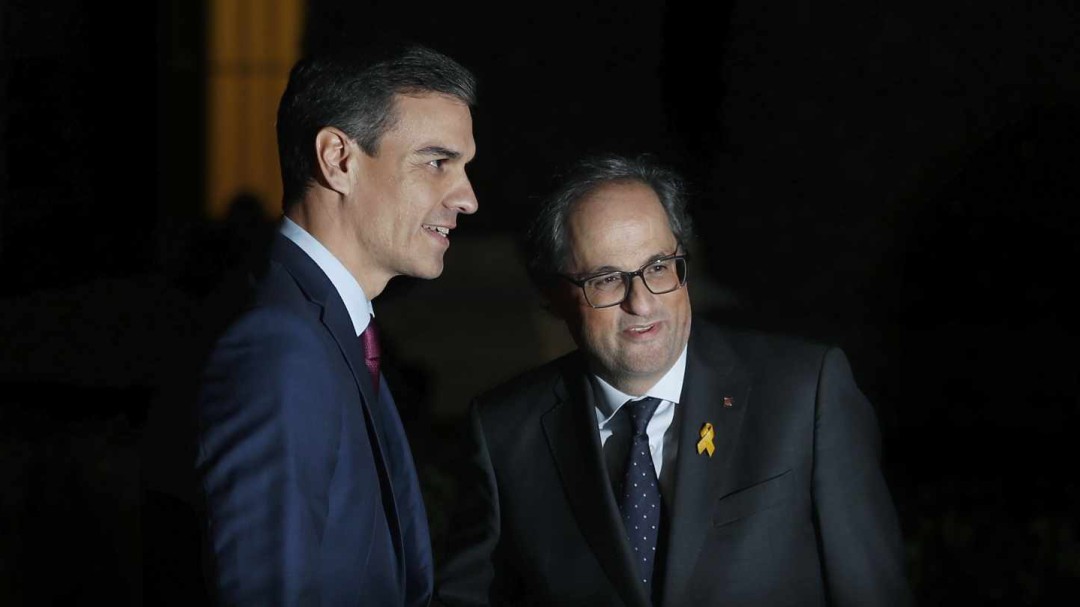 ERC se atribuye que Sánchez vaya a llamar a Quim Torra para su investidura