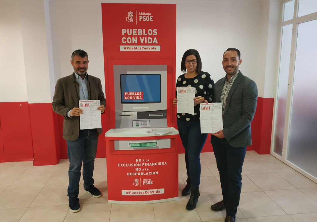 El PSOE denuncia que 17 municipios de la serranía no tienen cajero automático