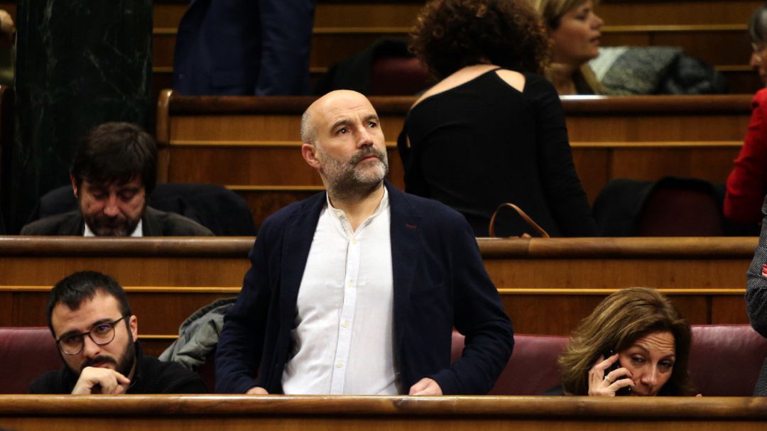 El diputado del BNG, Néstor Rego, en el Congreso El diputado del BNG, Néstor Rego, en el Congreso