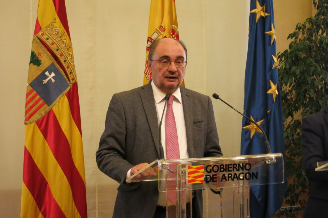 El presidente de Aragón, Javier Lambán. El presidente de Aragón, Javier Lambán.