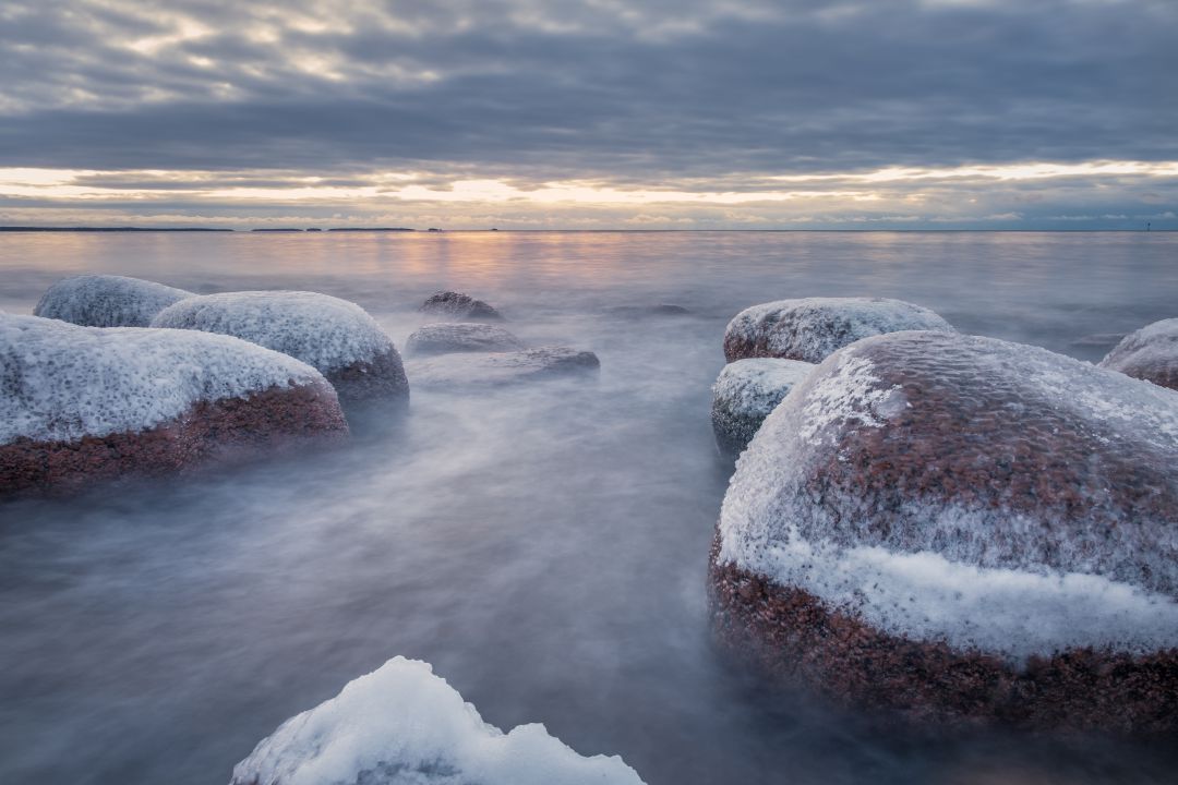 Un glacial en Finlandia. Un glacial en Finlandia.