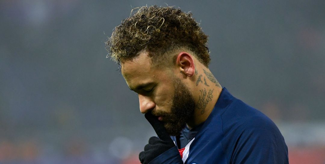 Neymar, durante un partido con el PSG Neymar, durante un partido con el PSG