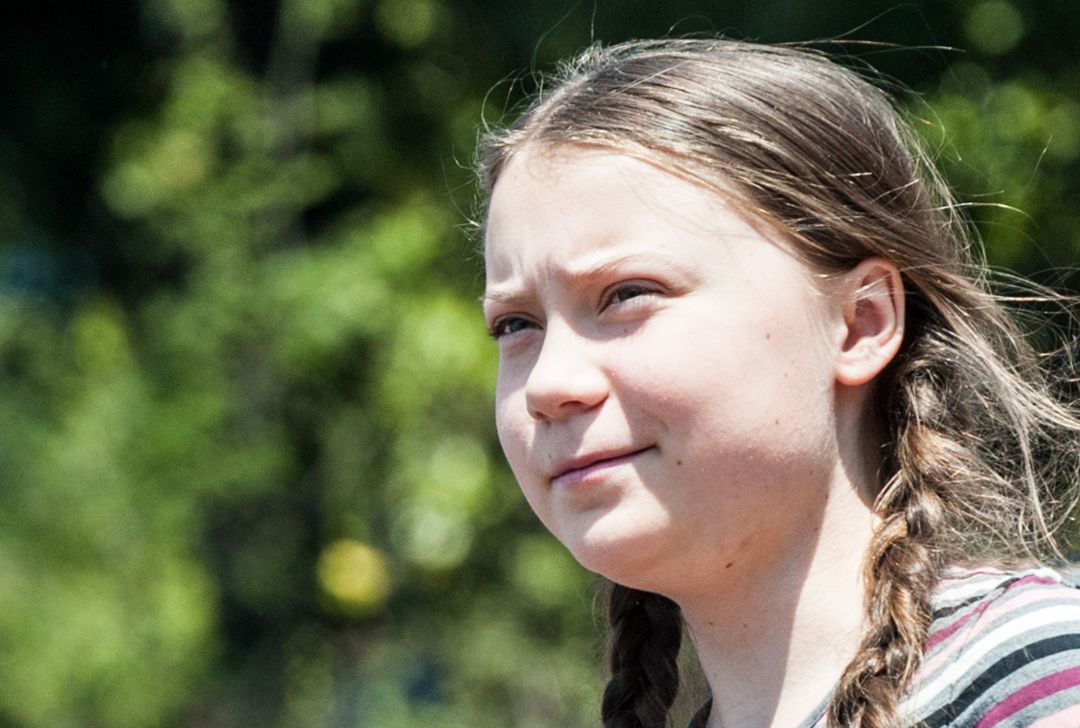La joven activista sueca Greta Thunberg La joven activista sueca Greta Thunberg