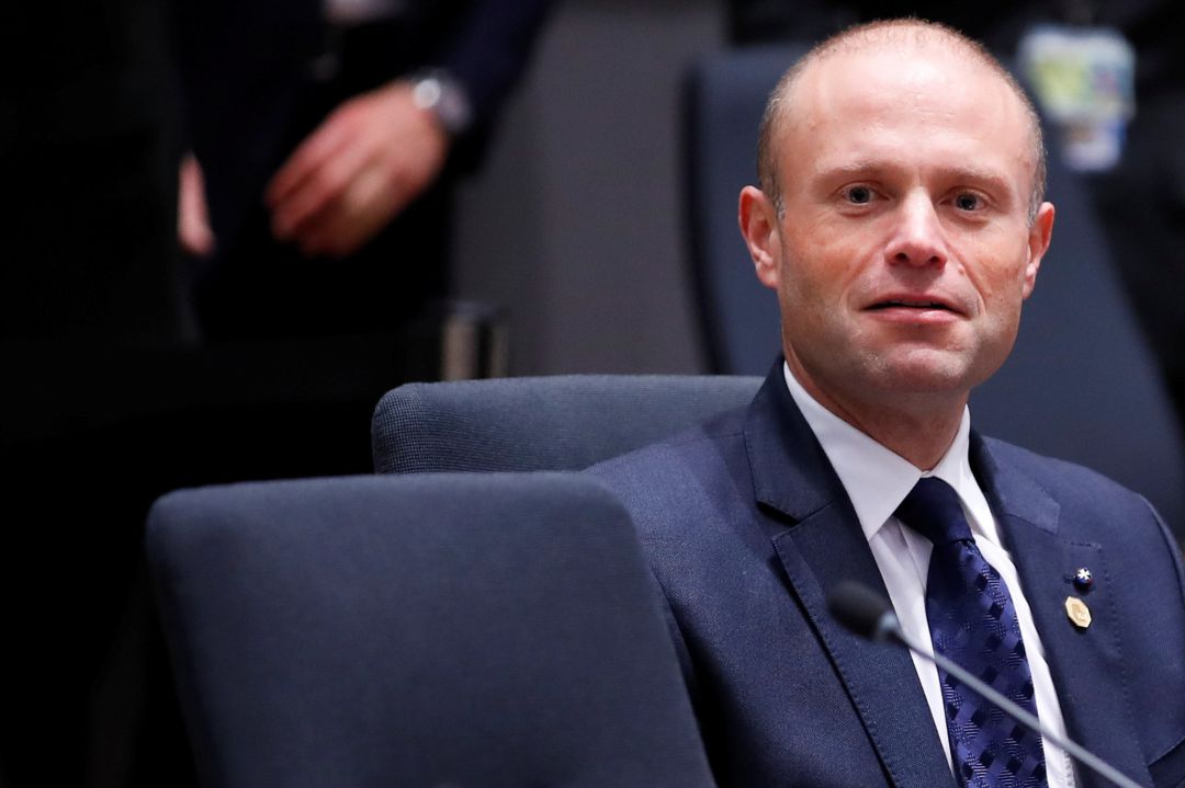 El primer ministro de Malta Joseph Muscat en la reunión del Consejo Europeo este jueves en Bruselas. El primer ministro de Malta Joseph Muscat en la reunión del Consejo Europeo este jueves en Bruselas.