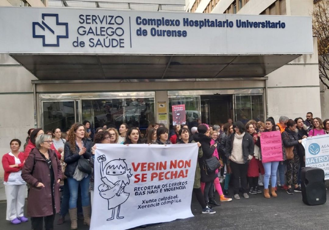 Primer parto de urgencia en Verín después del cierre del paritorio