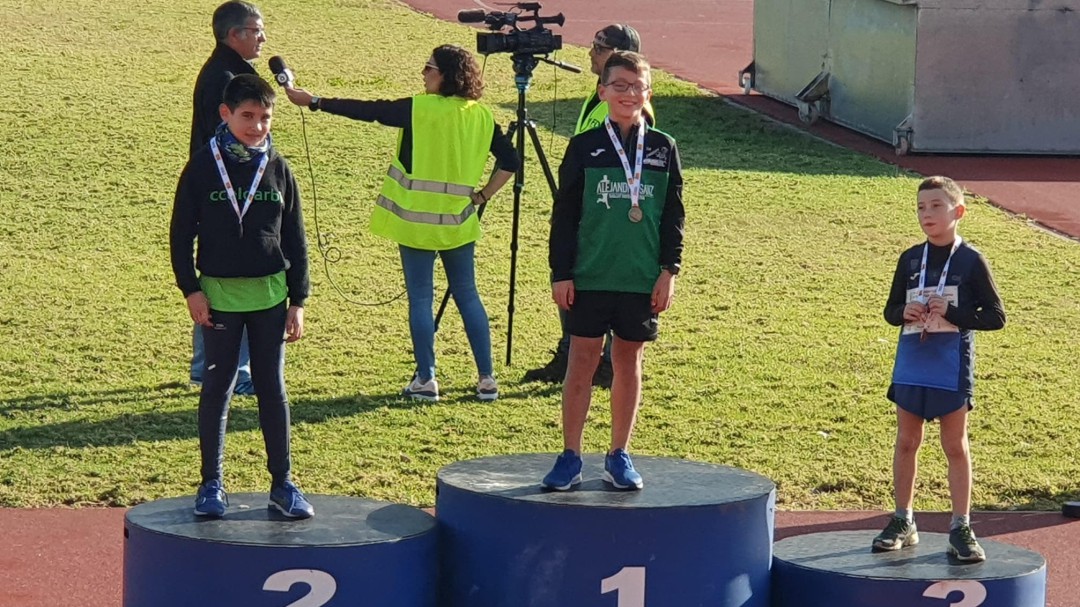 David Expósito, Iván Braco y Sabina Silari, medallas para Garbí y Teika en el Provincial alevín