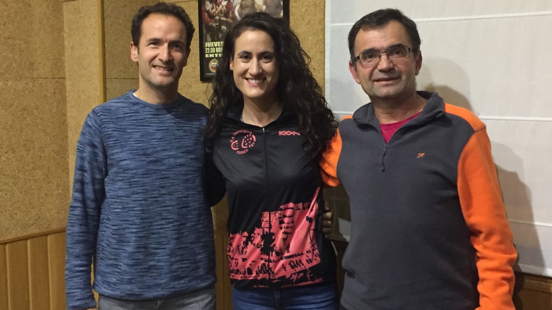Paola Niño y Daniel García, vencedores del Circuito, en SER Runner Cuenca