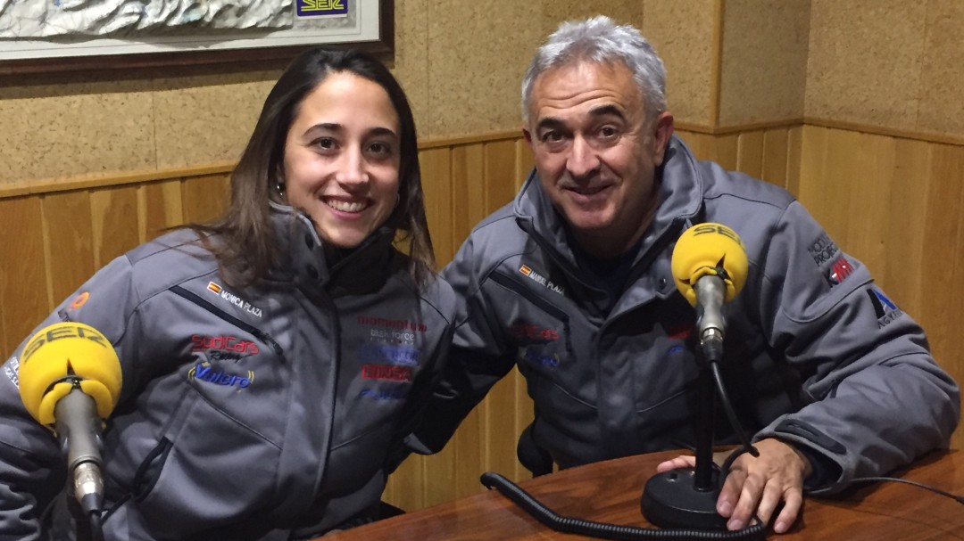 Manolo y Mónica Plaza, primeros padre e hija españoles en correr el Rally Dakar