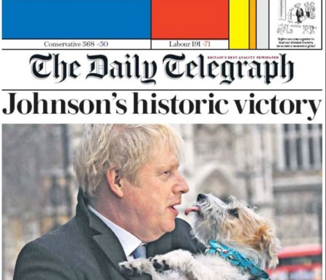 Boris Johnson ha conseguido una victoria arrolladora. Boris Johnson ha conseguido una victoria arrolladora.