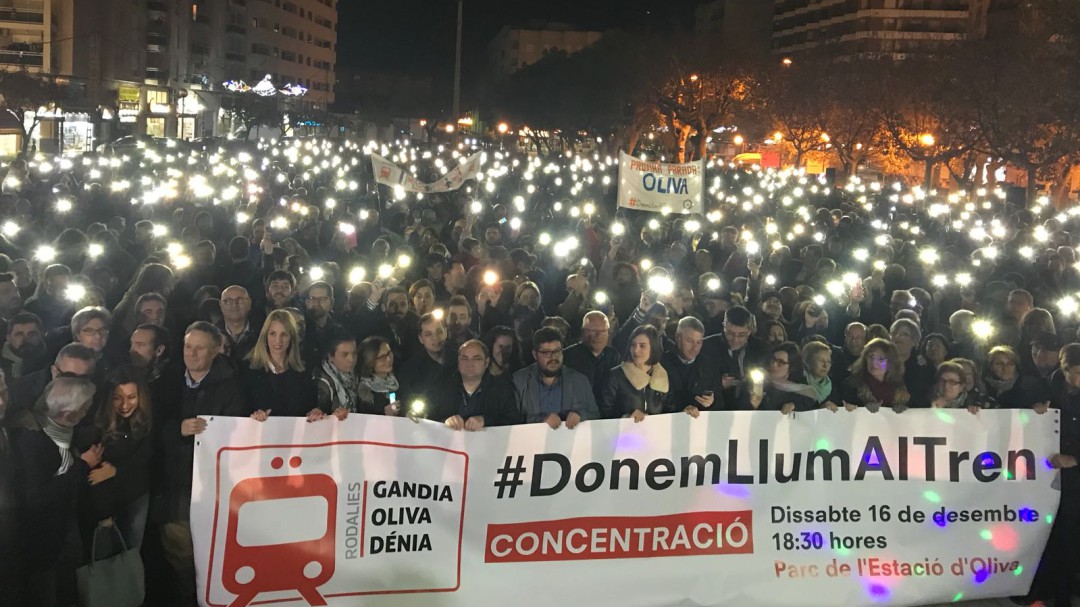 Dénia defiende la rentabilidad del Tren Gandia- Oliva- Dénia