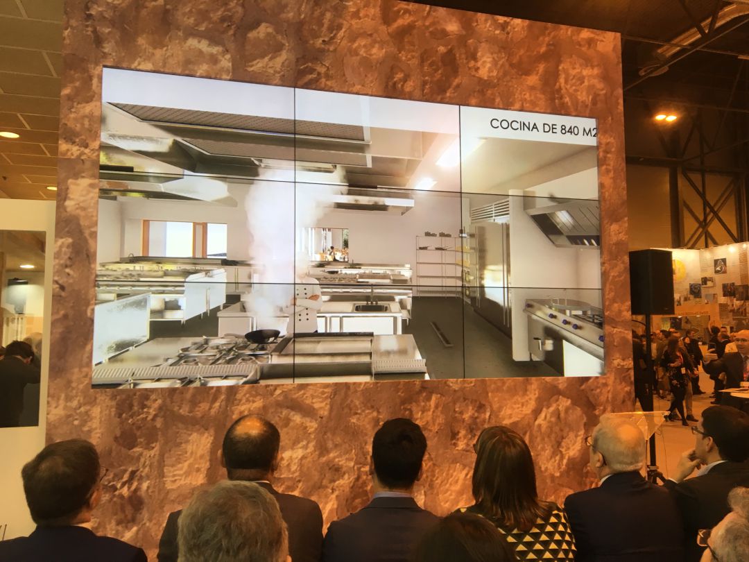 Presentación del proyecto de Escuela de Hostelería en la pasada edición de Fitur Presentación del proyecto de Escuela de Hostelería en la pasada edición de Fitur