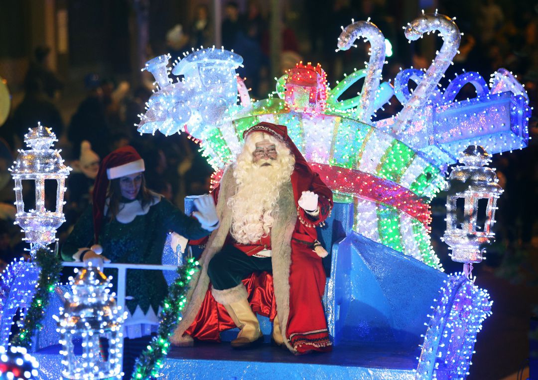 La magia de la Navidad llega a Palencia de la mano de Papa Noel La magia de la Navidad llega a Palencia de la mano de Papa Noel