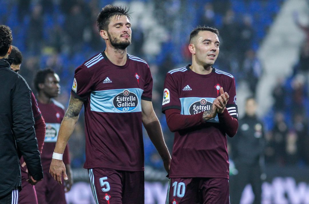 Okay y Aspas en Butarque Okay y Aspas en Butarque