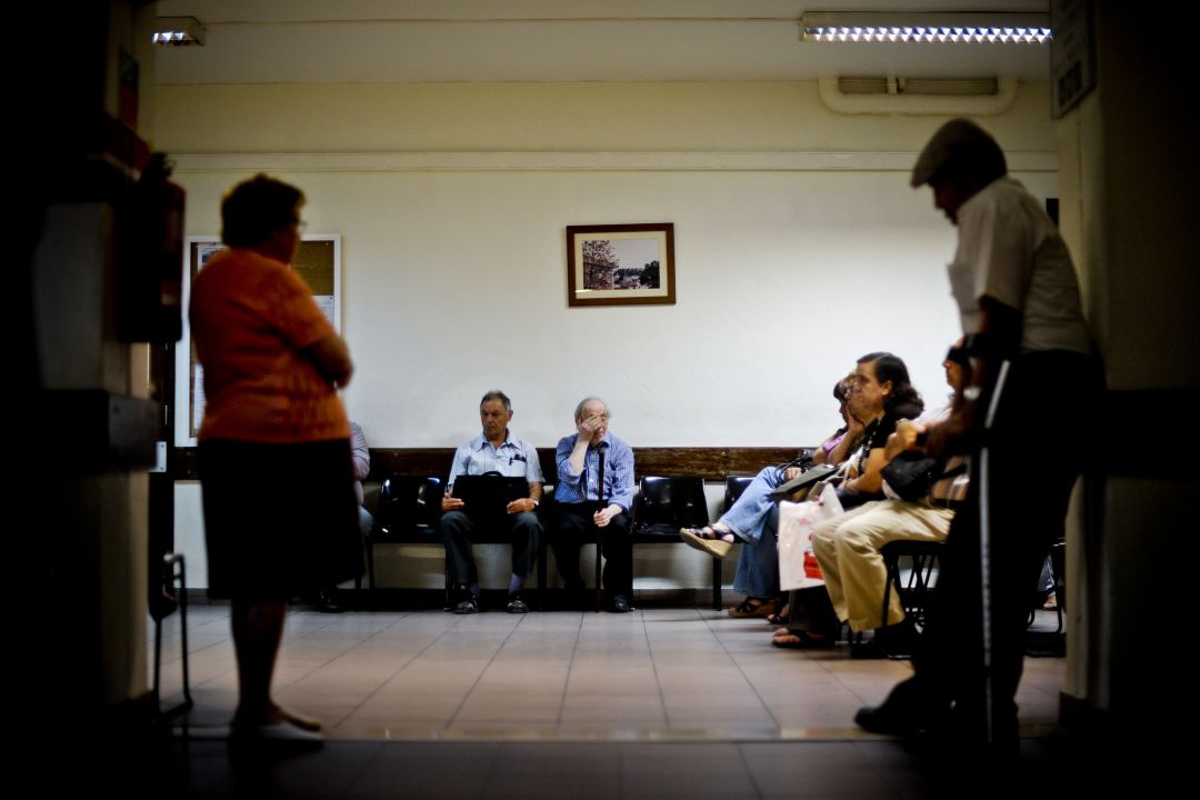 Sala de espera del hospital Sao Jose de Lisboa Sala de espera del hospital Sao Jose de Lisboa