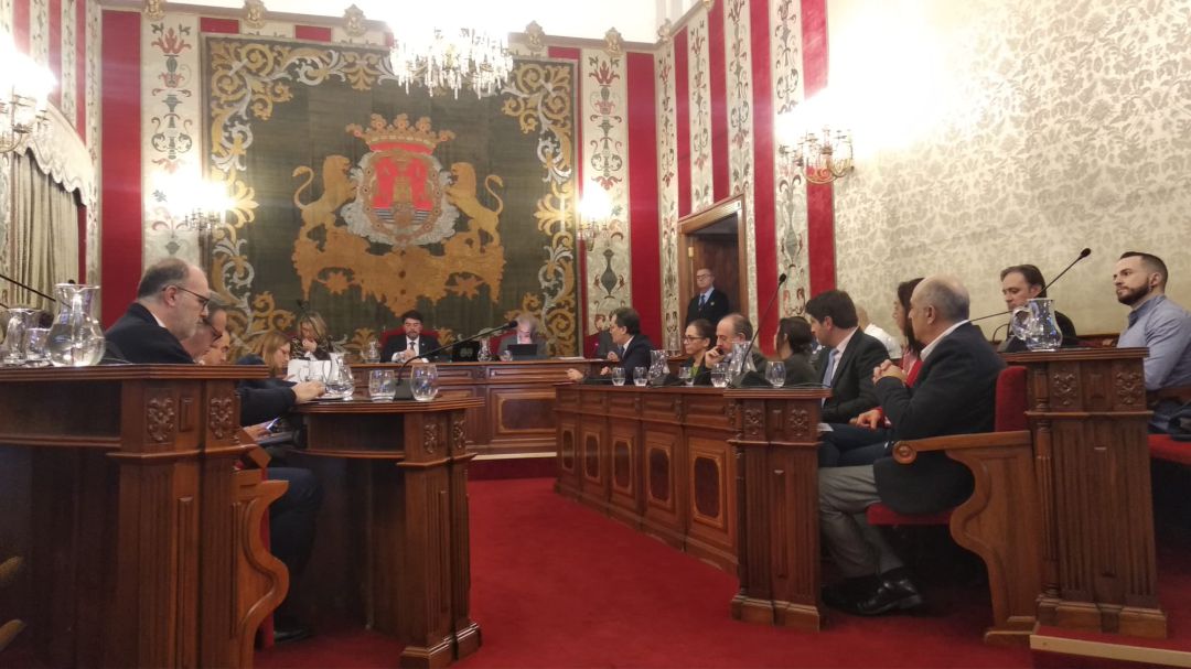 Momento de la sesión plenaria de este martes del Debate de Estado de la Ciudad Momento de la sesión plenaria de este martes del Debate de Estado de la Ciudad