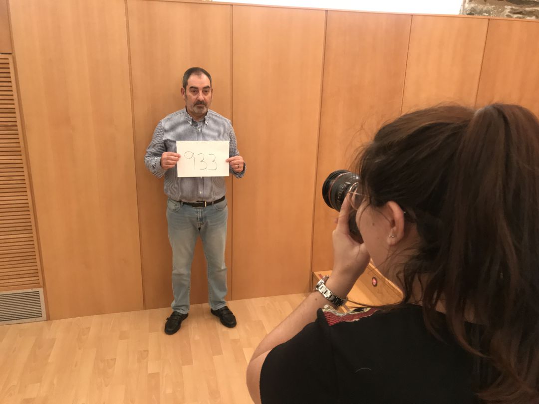Los aspirantes al casting también posaron Los aspirantes al casting también posaron