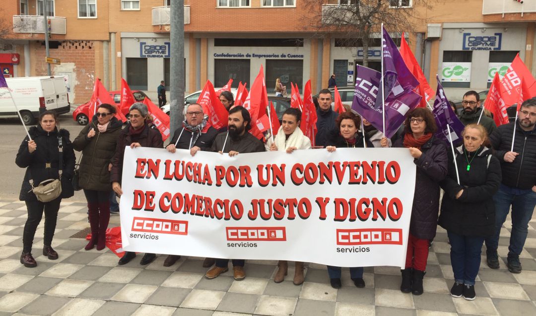 CCOO exige a las puertas de la patronal un convenio del Comercio para Cuenca CCOO exige a las puertas de la patronal un convenio del Comercio para Cuenca