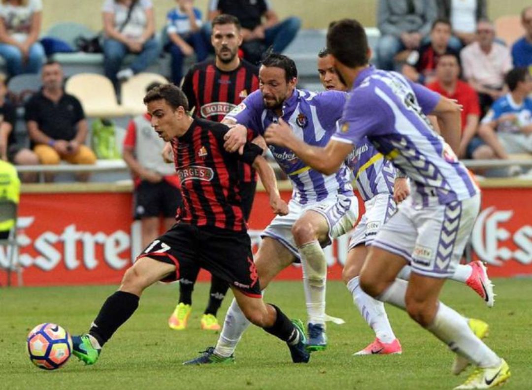Imagen del encuentro entre el Reus y el Valladolid investigado Imagen del encuentro entre el Reus y el Valladolid investigado