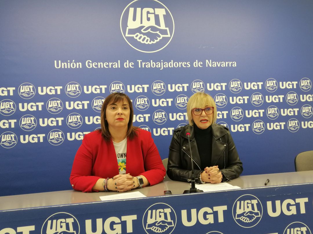 Cristina Antoñanzas y Marisol Vicente, de UGT Cristina Antoñanzas y Marisol Vicente, de UGT