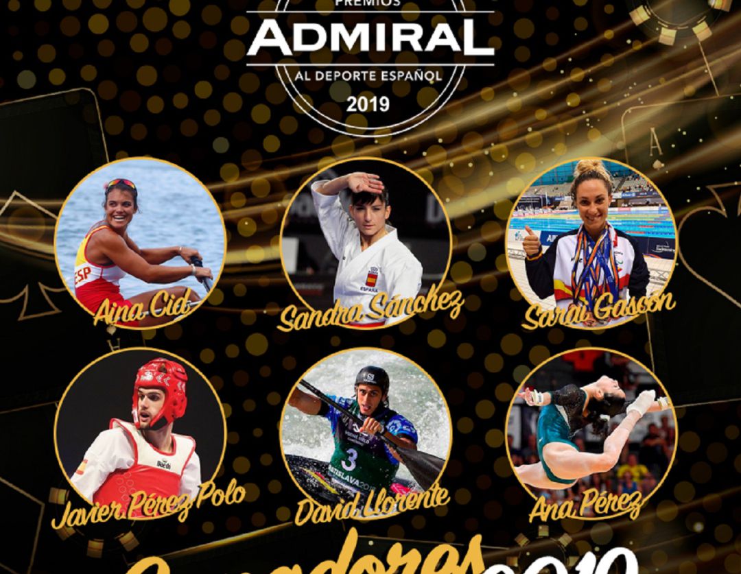 Ganadores de los premios Admiral 2019 Ganadores de los premios Admiral 2019