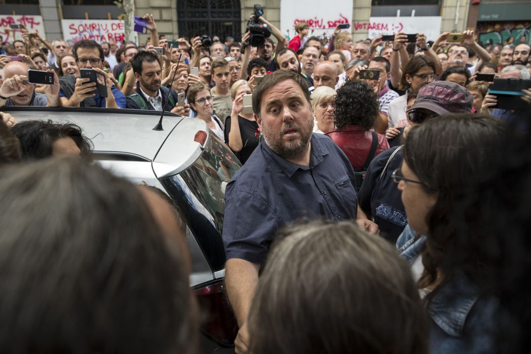 El exvicepresidente de la Generalitat, Oriol Junqueras El exvicepresidente de la Generalitat, Oriol Junqueras