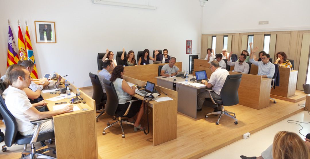 Imagen de archivo de un pleno del Consell de Formentera Imagen de archivo de un pleno del Consell de Formentera