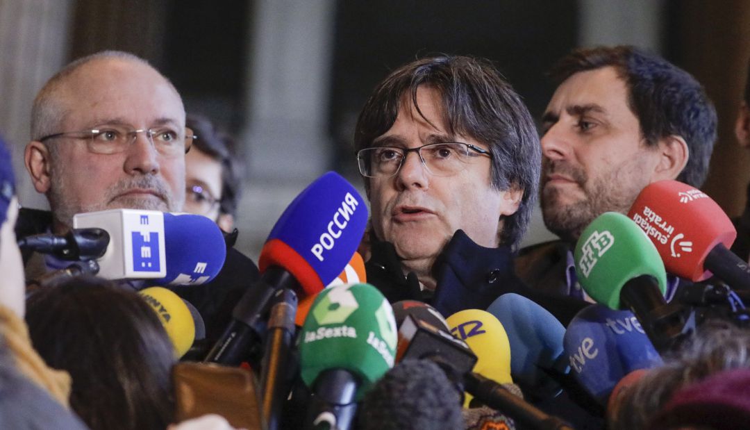 Carles Puigdemont y Toni Comín en una imagen reciente Carles Puigdemont y Toni Comín en una imagen reciente