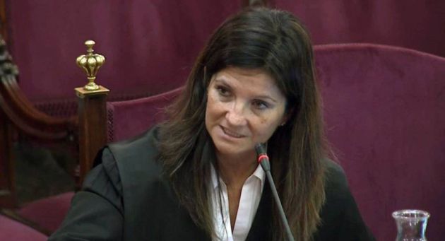 Rosa Seoane durante el juicio al procés en el Supremo Rosa Seoane durante el juicio al procés en el Supremo