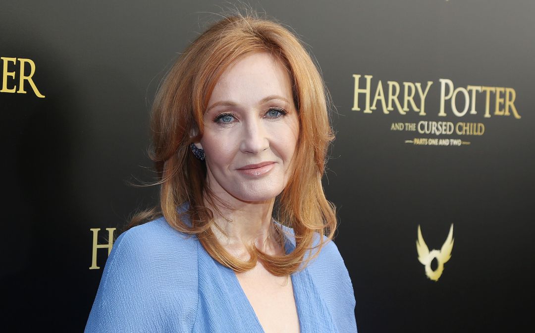 J. K. Rowling en una presentación de la saga 'Harry Potter', en Nueva York J. K. Rowling en una presentación de la saga 'Harry Potter', en Nueva York