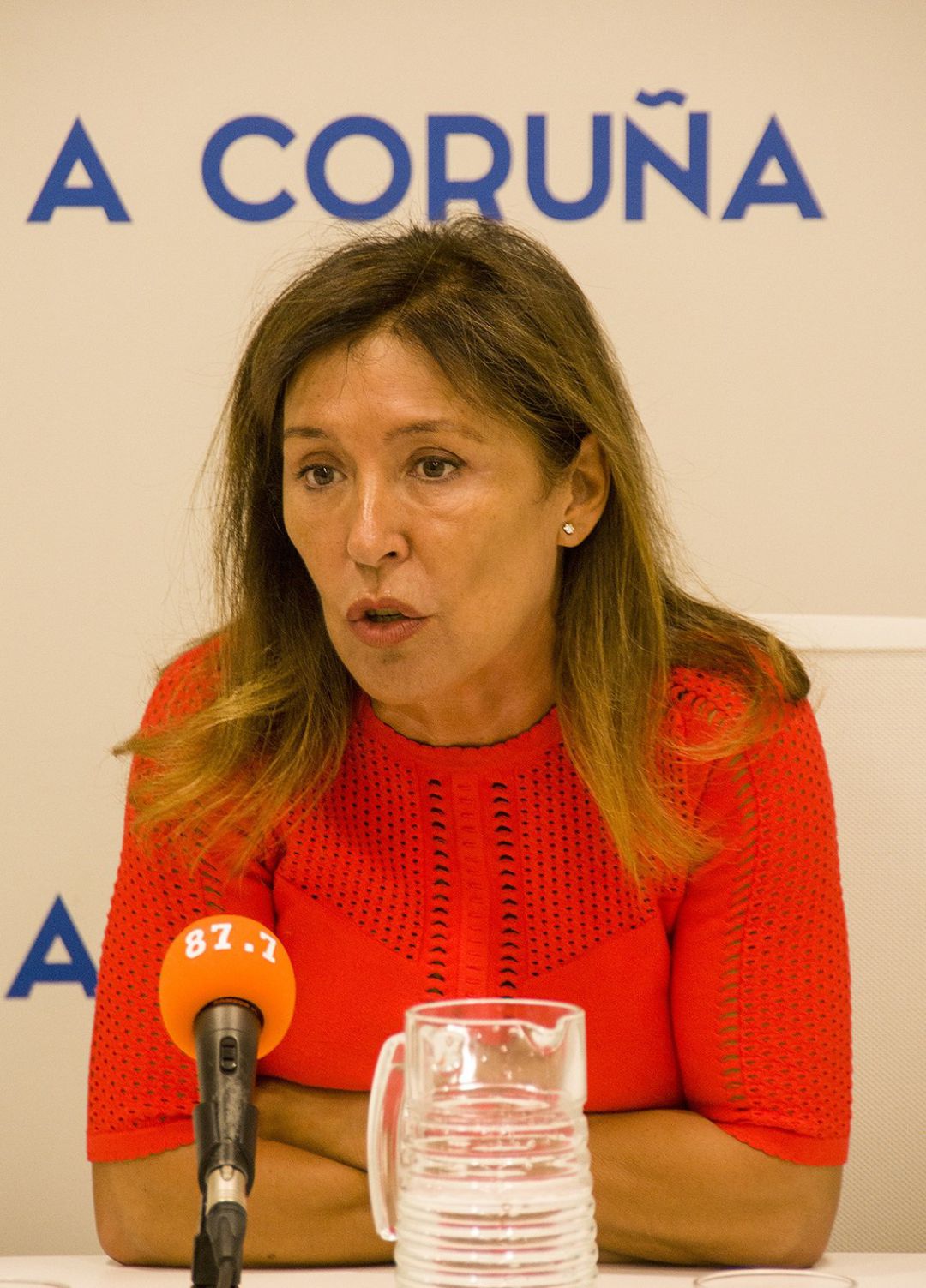 Rueda de prensa de la concejala del PP Beatriz Mato Rueda de prensa de la concejala del PP Beatriz Mato