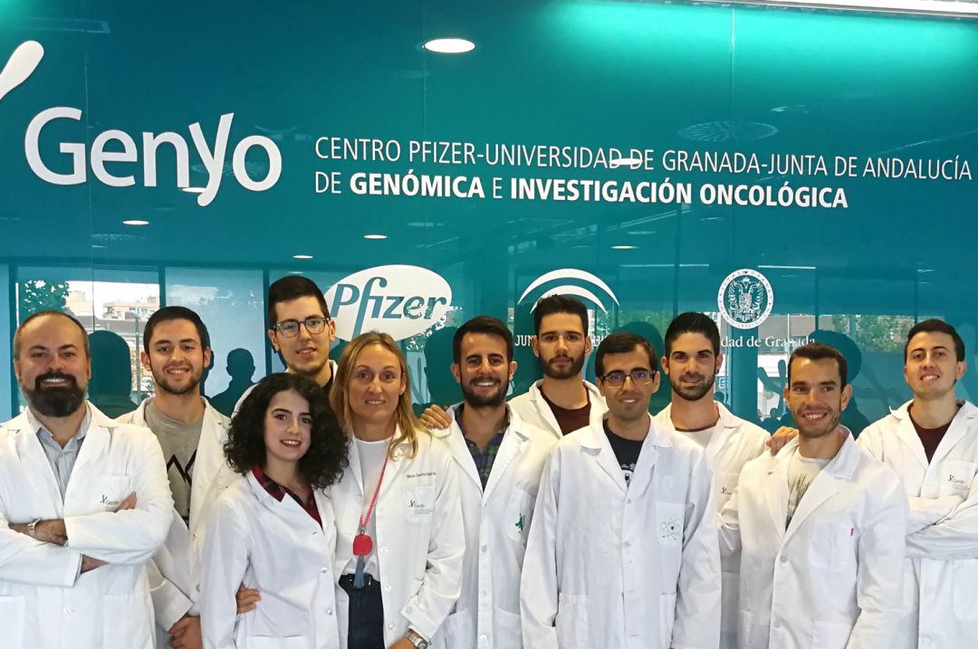 Equipo investigador que ha logrado identificar el papel una protenía fundamental en el cáncel de pulmón Equipo investigador que ha logrado identificar el papel una protenía fundamental en el cáncel de pulmón