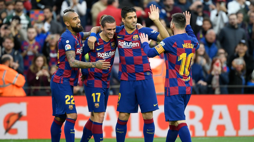 El Barça disipa todas las dudas y se despide del 2019 con la fiesta del gol