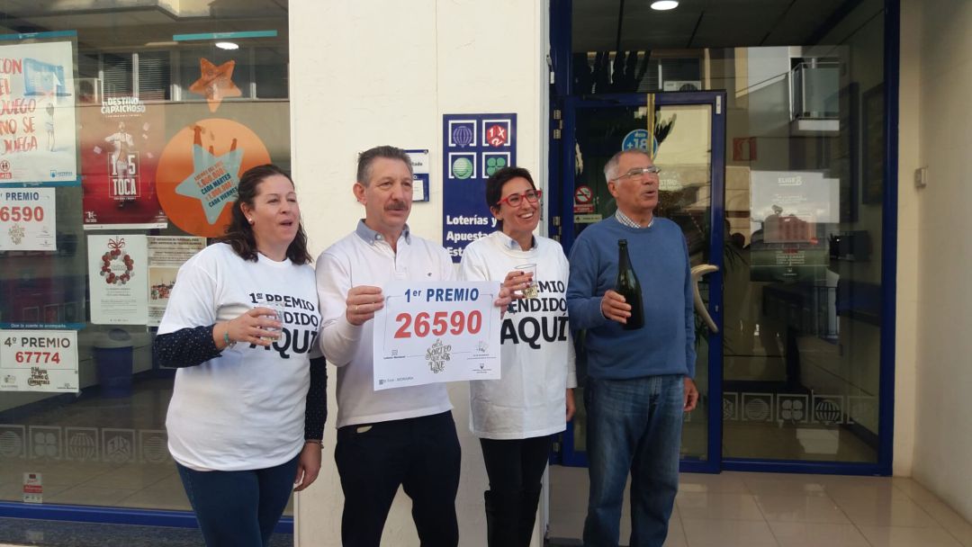 El Gordo cae en Moraira. El Gordo cae en Moraira.