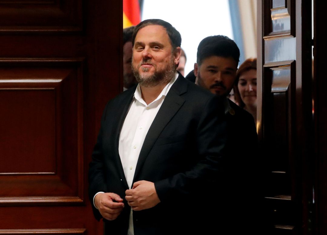 El exvicepresidente de la Generalitat, Oriol Junqueras El exvicepresidente de la Generalitat, Oriol Junqueras